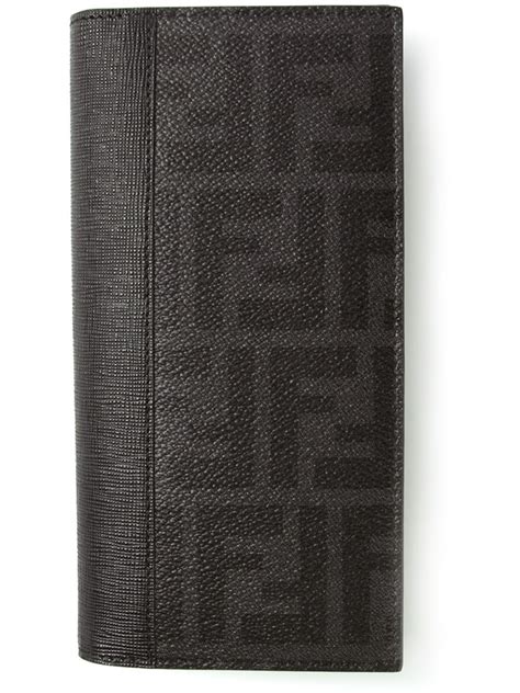 fendi wallet fake|fendi men's long wallet.